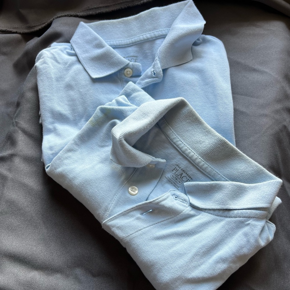 Children’s Place Light Blue Boys Polos Set of 2